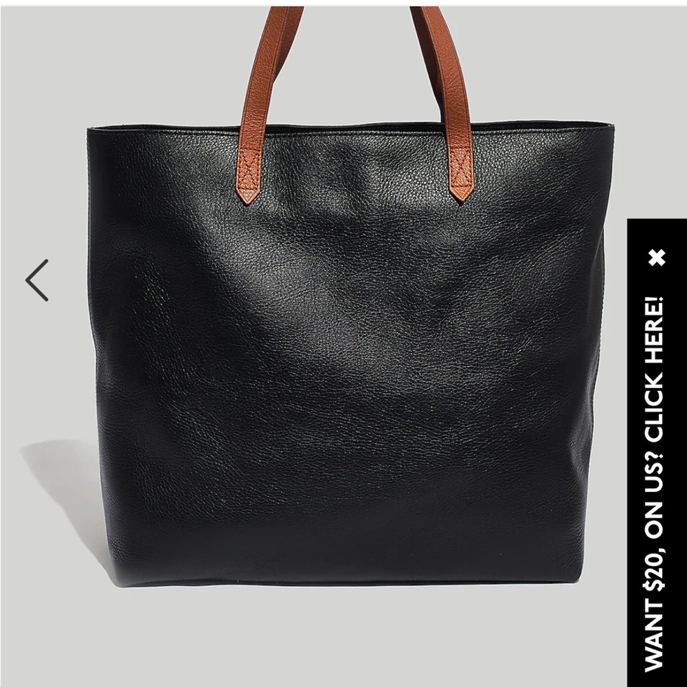 Madewell Zip top transfer tote